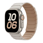 Magnetische vervangende band voor Apple Watch wit beige