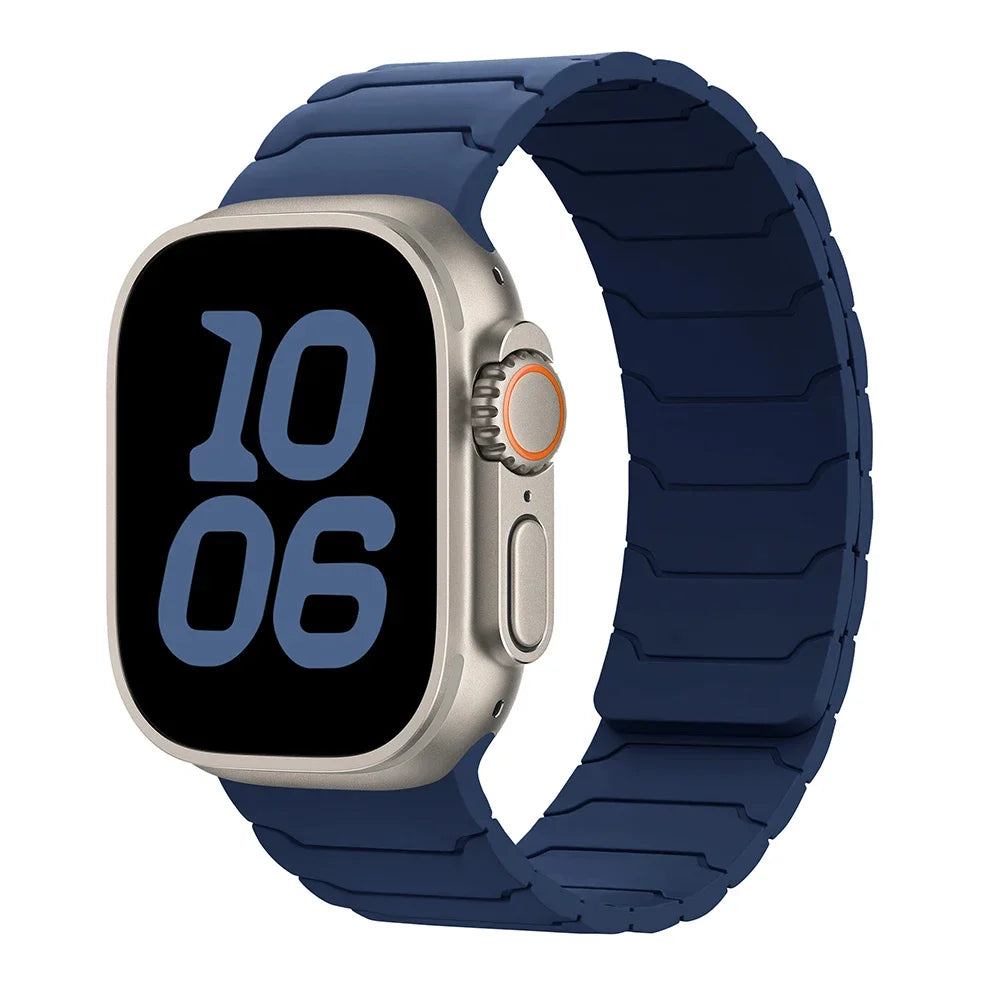 Magnetische vervangende band voor Apple Watch blauw