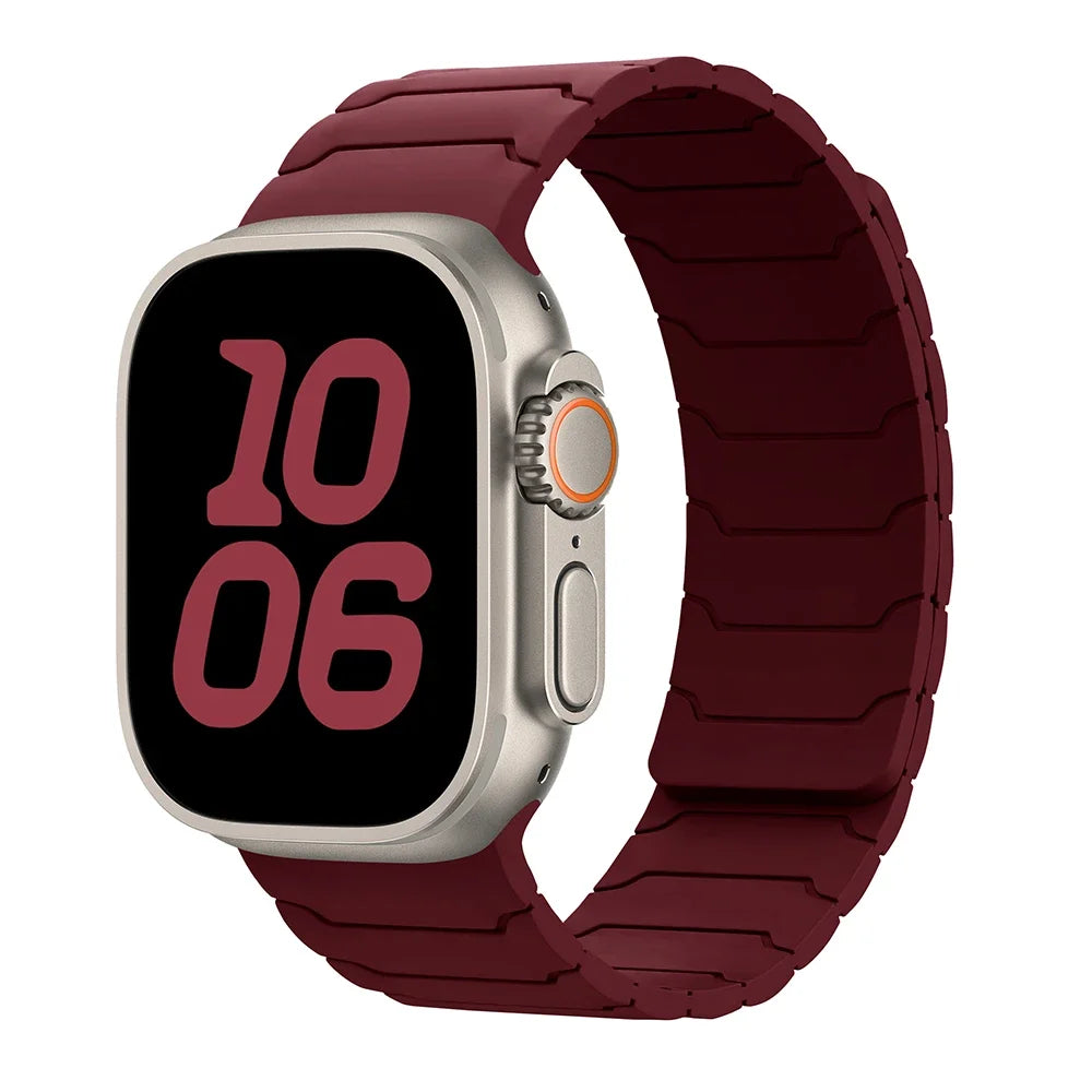 Magnetische vervangende band voor Apple Watch rood