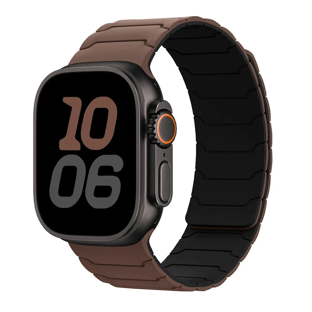 Magnetische vervangende band voor Apple Watch bruin