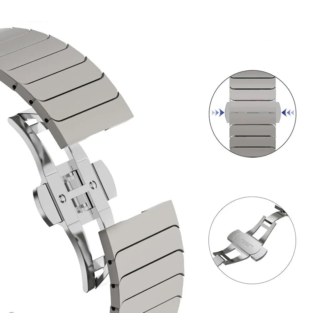 Vervangende roestvrijstalen band voor Apple Watch 