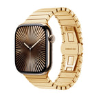 Vervangende roestvrijstalen band voor Apple Watch goud