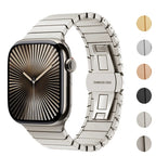 Vervangende roestvrijstalen band voor Apple Watch zilver