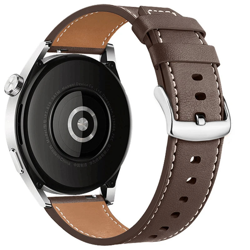 Bruine vervangende leren band voor Google Pixel Watch 1, 2, 3, 4, 41mm, 45mm