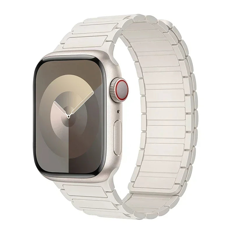 Magnetische vervangingsband voor Apple Watch wit