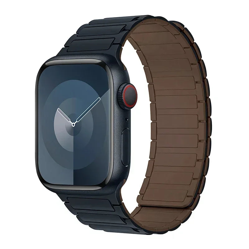 Magnetische vervangingsband voor Apple Watch groen bruin
