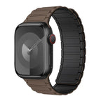 Magnetische vervangingsband voor Apple Watch bruin zwart