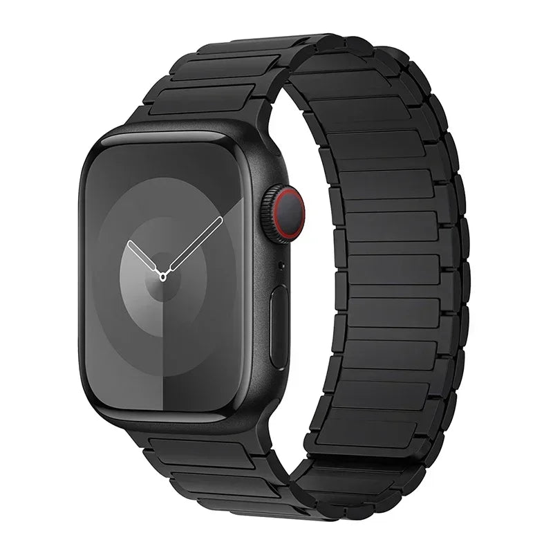 Magnetische vervangingsband voor Apple Watch zwart