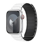 Magnetische vervangingsband voor Apple Watch wit zwart