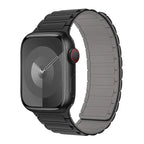 Magnetische vervangingsband voor Apple Watch zwart en grijs