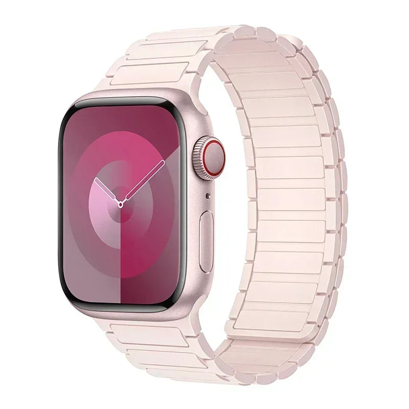 Magnetische vervangingsband voor Apple Watch roze