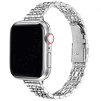 Vervangende band voor Apple Watch van zilverkleurig roestvrij staal