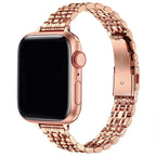 Vervangende band voor Apple Watch van roségoudkleurig roestvrij staal
