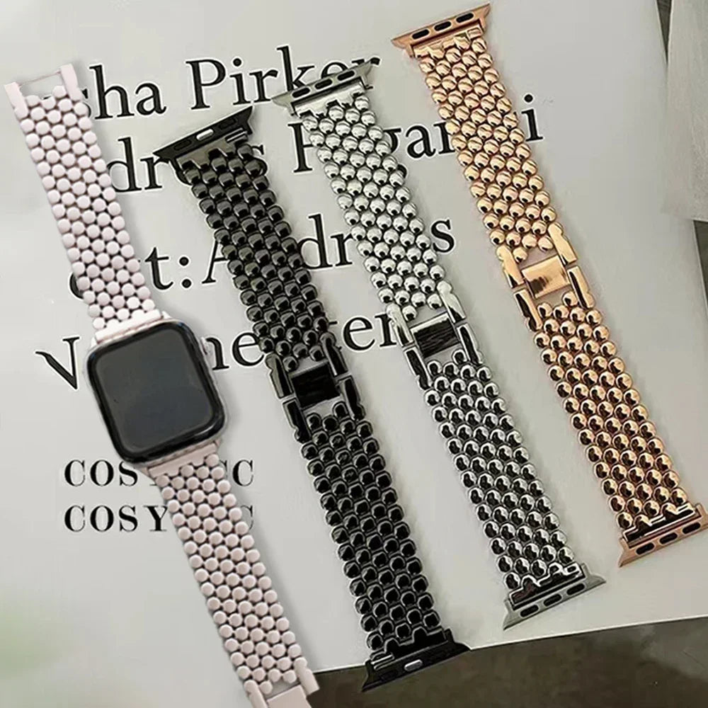 Vervangende band voor Apple Watch van roestvrij staal - voor dames 