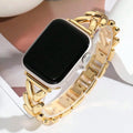 Vervangende armband voor Apple Watch in gouden staal