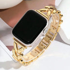 Vervangende armband voor Apple Watch in gouden staal