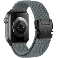 Vervangende band voor Apple Watch van grijs parachutetouw