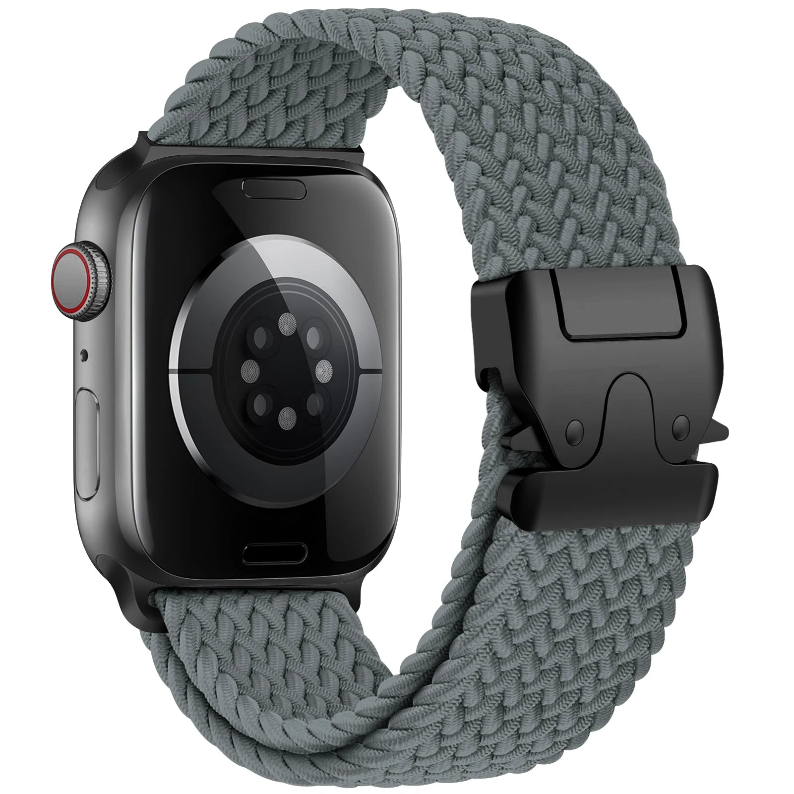 Vervangende band voor Apple Watch van grijs parachutetouw