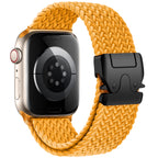 Vervangende band voor Apple Watch van geel parachutetouw