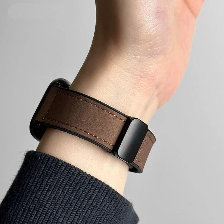 Vervangende band voor Apple Watch in leer 
