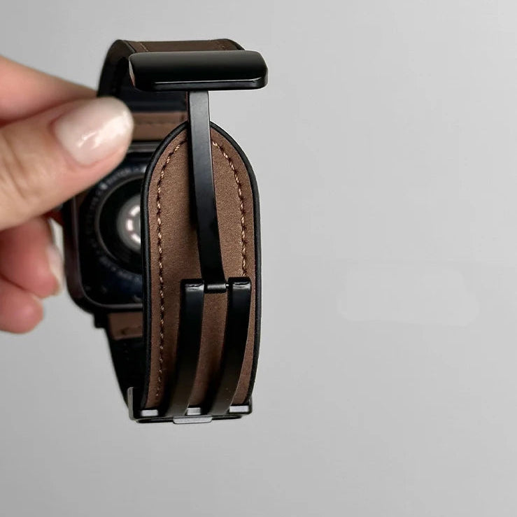 Vervangende band voor Apple Watch in leer 