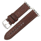 Vervangende band voor Apple Watch van bruin vintage leer