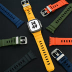 Vervangende band voor Apple Watch van dik silicone