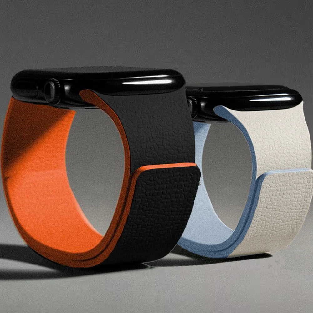 Vervangende band voor Apple Watch in magnetisch siliconen 