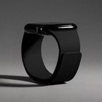 Vervangende band voor Apple Watch in magnetisch siliconen zwart
