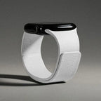 Vervangende band voor Apple Watch in magnetisch siliconen wit