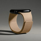 Vervangende band voor Apple Watch in magnetisch siliconen bruin