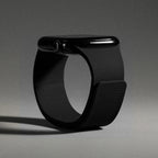 Vervangende band voor Apple Watch in magnetisch siliconen zwart