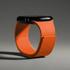Vervangende band voor Apple Watch in magnetisch siliconen oranje