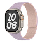 Vervangende band voor Apple Watch in magnetisch siliconen paars roze