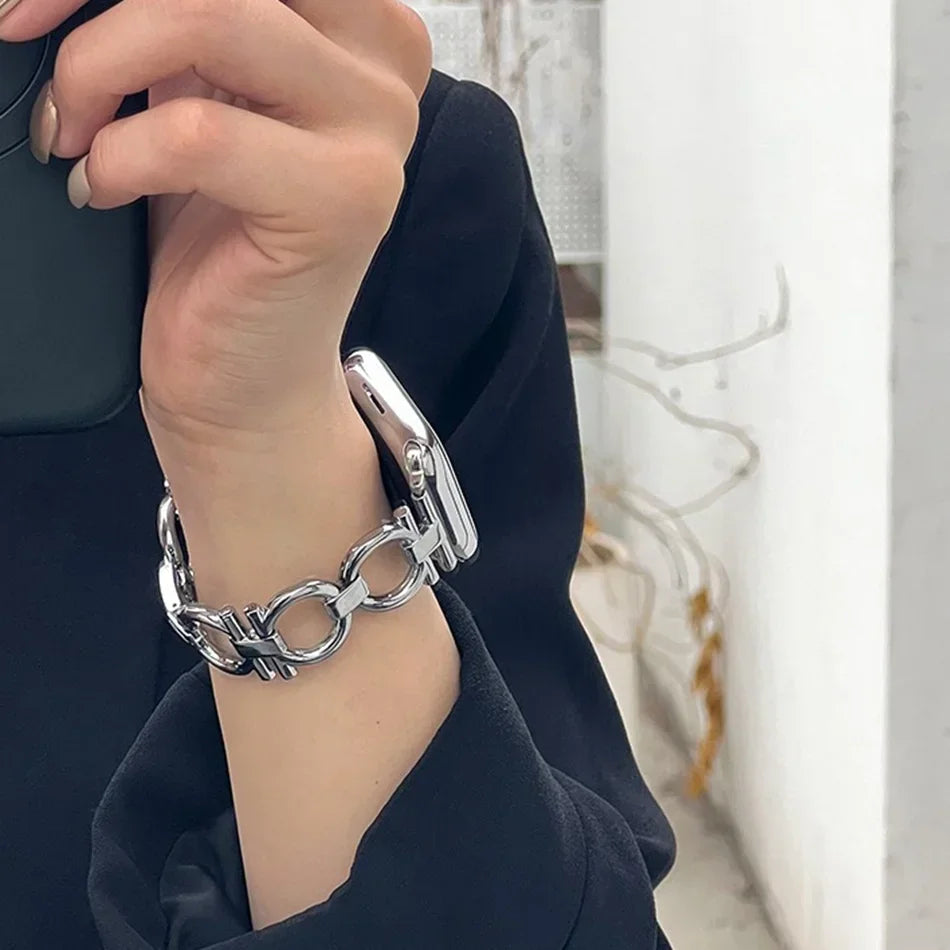 Vervangende armband voor Apple Watch voor dames zilver