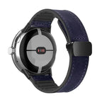 Vervangende band voor Google Pixel Watch in blauw leer