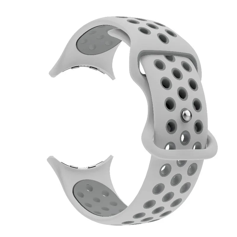 Vervangende band voor Google Pixel Watch 1, 2, 3, 4 41mm 45mm wit en grijs