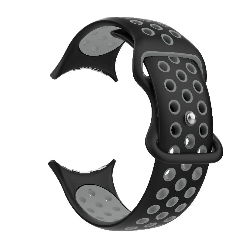Vervangende band voor Google Pixel Watch 1, 2, 3, 4 41mm 45mm zwart en grijs