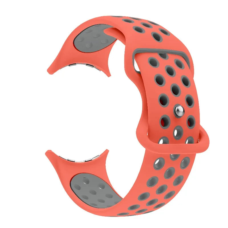 Vervangende band voor Google Pixel Watch 1, 2, 3, 4 41mm 45mm rood en zwart