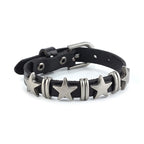 Bracelet de Style Vintage avec Etoiles noir