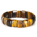 Elastische armband met tijgeroogeffect