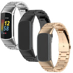 Stalen armband voor Fitbit Charge 5, Charge 6 horloge