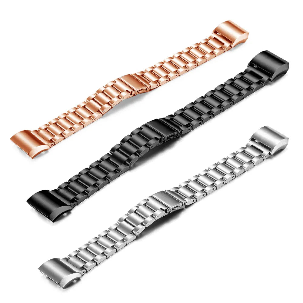 Stalen armband voor Fitbit Charge 5, Charge 6 horloge 