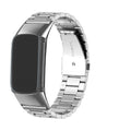 Stalen armband voor Fitbit Charge 5, Charge 6 horloge zilver