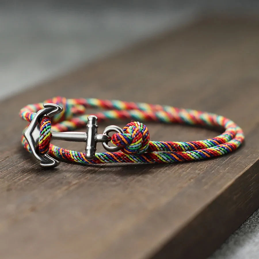 Ankerarmband van koord 