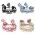 Bracelet en Corde avec Etoiles Homme ou Femme