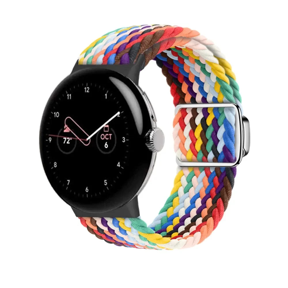 Nylonkoord Armband Smartwatch Google Pixel Watch 1, 2 & 3 41mm 