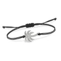 Palmboom Touwarmband met Strass