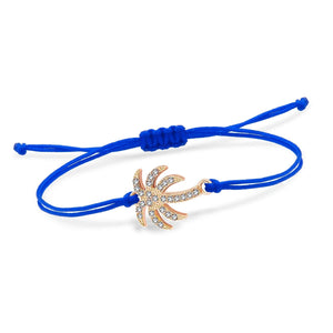Palmierkoordarmband met Strass 