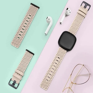 Leren Bandje voor Fitbit Versa 3 Versa 4 Sense 2